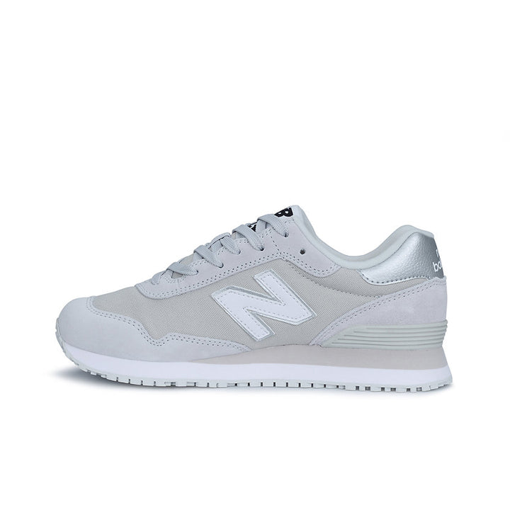 Der New Balance 515 SR Berufsschuh für Damen in der Farbe Grau von der Innenseite