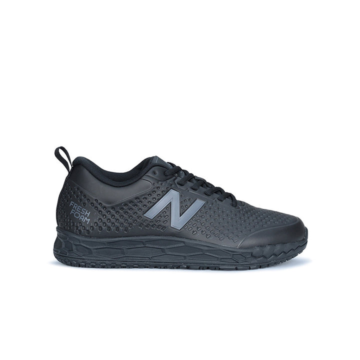 Der New Balance 906 SR Berufsschuh für Herren in der Farbe Schwarz von der Außenseite