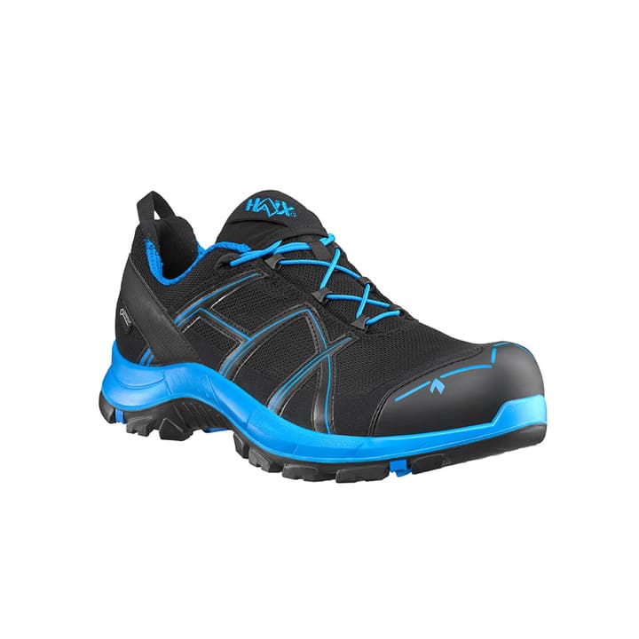 HAIX Sicherheits-Halbschuh S3 Black Eagle Safety 40.1 low black/blue